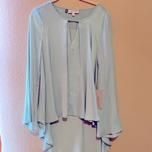BRAND NEW Medium Jennifer Lopez blue top
